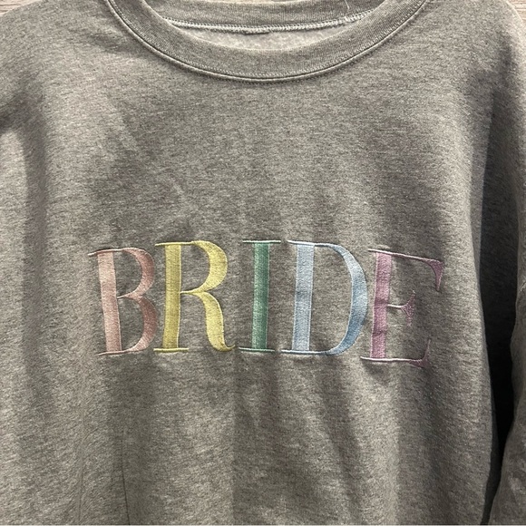 Colorful Bride Crewneck Sweatshirt | Gift for Bride | Bridal Party Shir - Picture 3 of 4